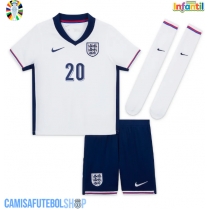 Camisa de time de futebol Inglaterra Jarrod Bowen #20 Replicas 1º Equipamento Infantil Europeu 2024 Manga Curta (+ Calças curtas)